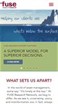 Mobile Screenshot of fuse-research.com